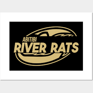 Name Thru Logo - River Rats 1 Posters and Art